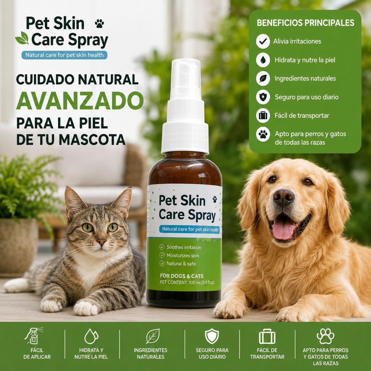 OFERTA 2 X 1 : PetSkin™️ – Fórmula para Piel Sana, Menos Picazón y Pelaje Brillante en tu Mascota
