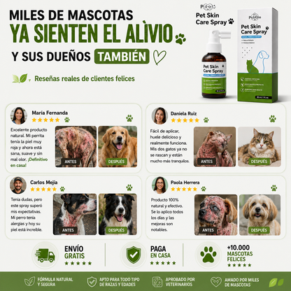 OFERTA 2 X 1 : PetSkin™️ – Fórmula para Piel Sana, Menos Picazón y Pelaje Brillante en tu Mascota