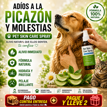 OFERTA 2 X 1 : PetSkin™️ – Fórmula para Piel Sana, Menos Picazón y Pelaje Brillante en tu Mascota