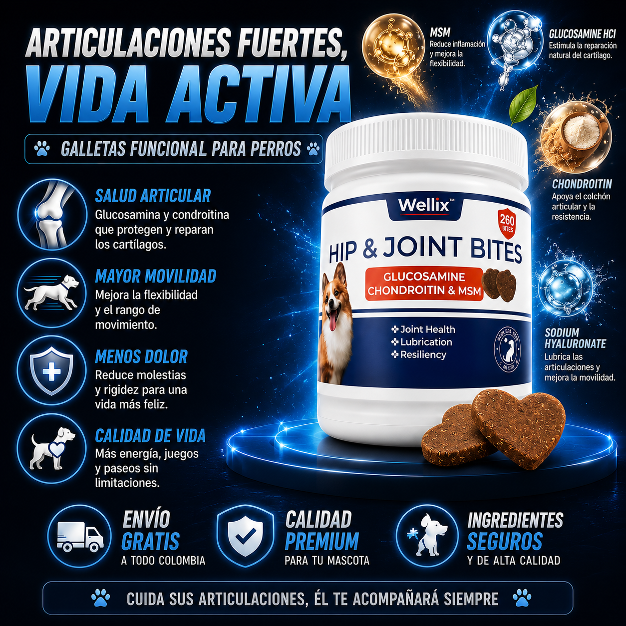 HIP $OFERTA 2 X 1 : JOINT BITES – Bites para Caderas y Articulaciones, Reduce Molestias y Recupera tu Movilidad ✅