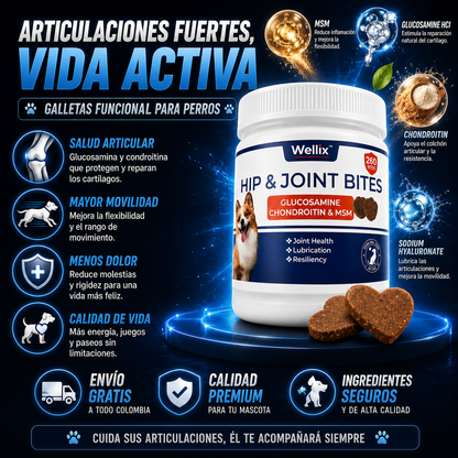 HIP $OFERTA 2 X 1 : JOINT BITES – Bites para Caderas y Articulaciones, Reduce Molestias y Recupera tu Movilidad ✅