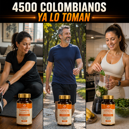 OFERTA 2 X 1 :TURMERIC™️ – Curcumina 95% de Alta Potencia para Articulaciones Flexibles, Menos Inflamación y Mayor Bienestar