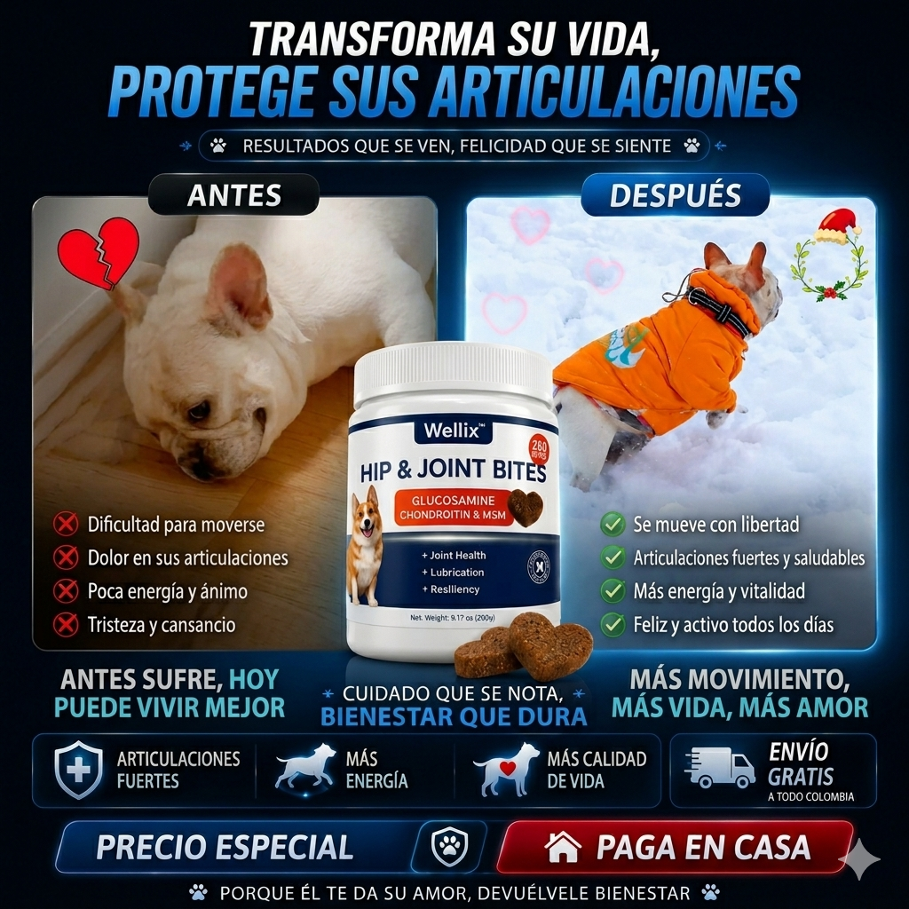 HIP $OFERTA 2 X 1 : JOINT BITES – Bites para Caderas y Articulaciones, Reduce Molestias y Recupera tu Movilidad ✅