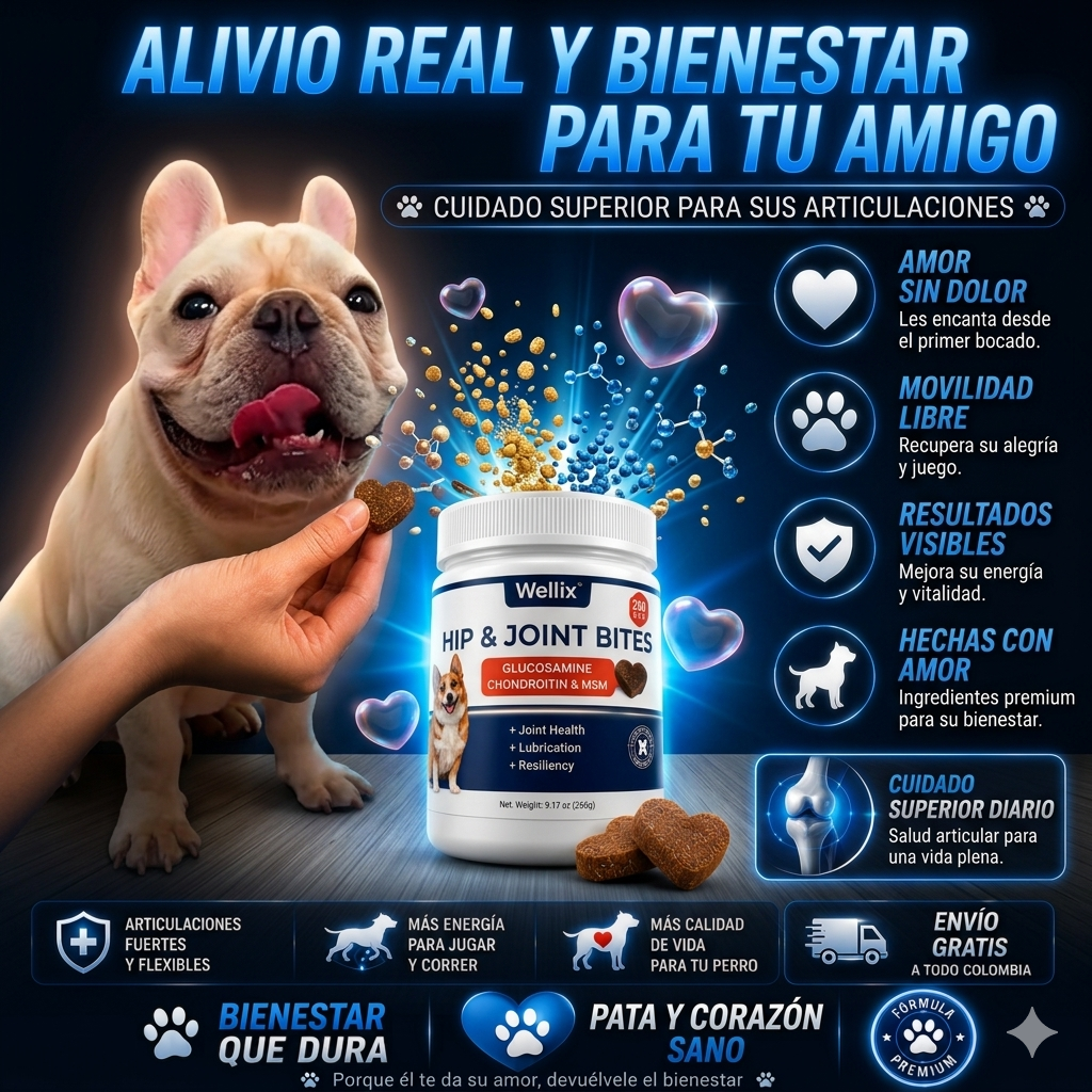 HIP $OFERTA 2 X 1 : JOINT BITES – Bites para Caderas y Articulaciones, Reduce Molestias y Recupera tu Movilidad ✅