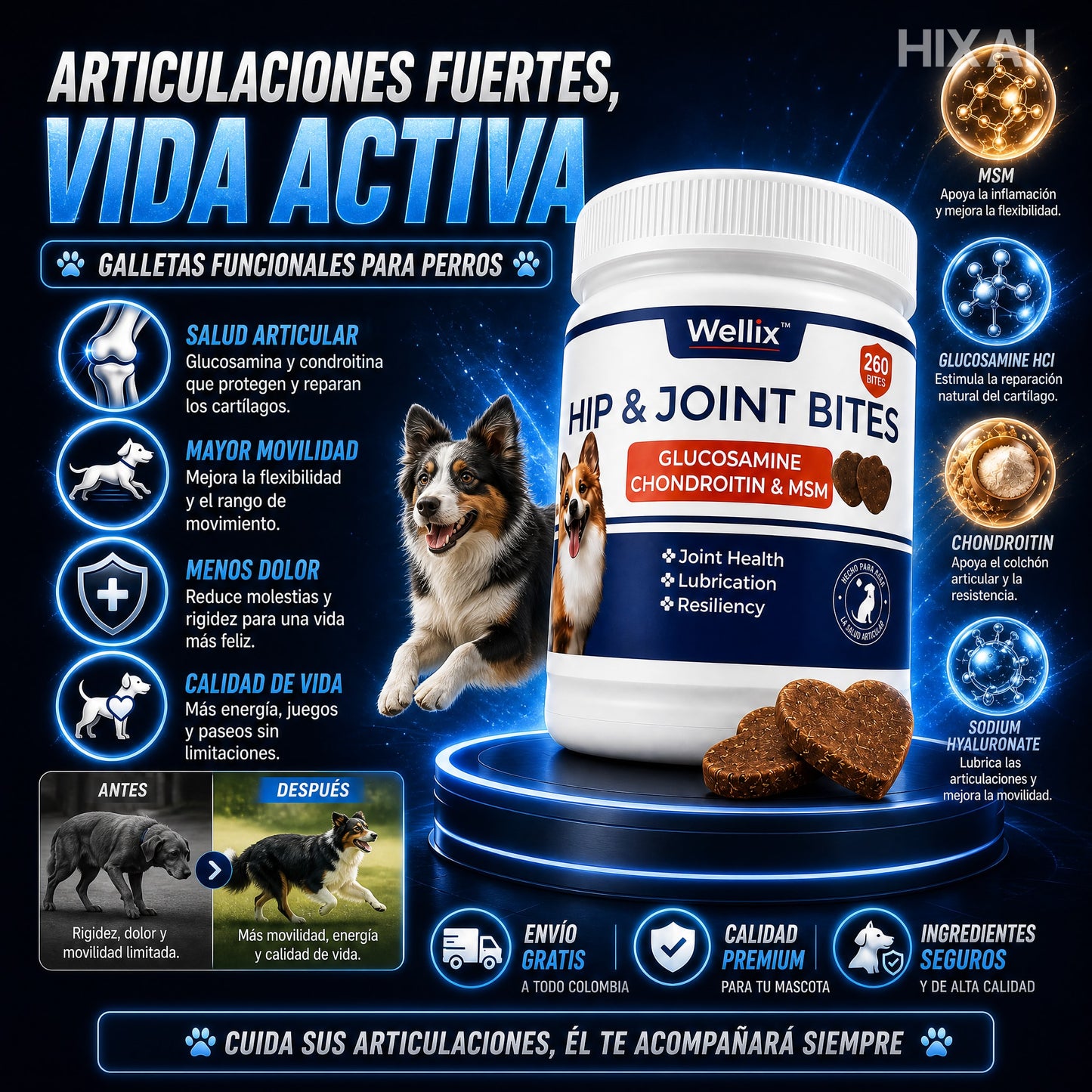 HIP $OFERTA 2 X 1 : JOINT BITES – Bites para Caderas y Articulaciones, Reduce Molestias y Recupera tu Movilidad ✅