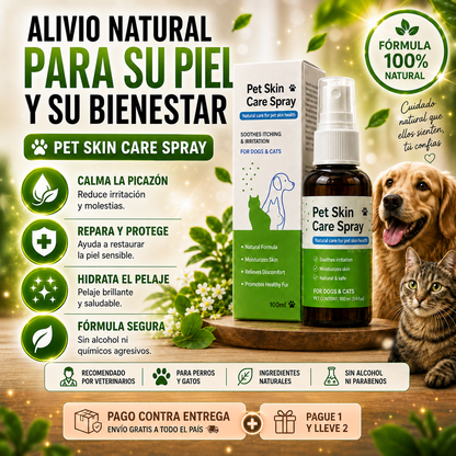 OFERTA 2 X 1 : PetSkin™️ – Fórmula para Piel Sana, Menos Picazón y Pelaje Brillante en tu Mascota